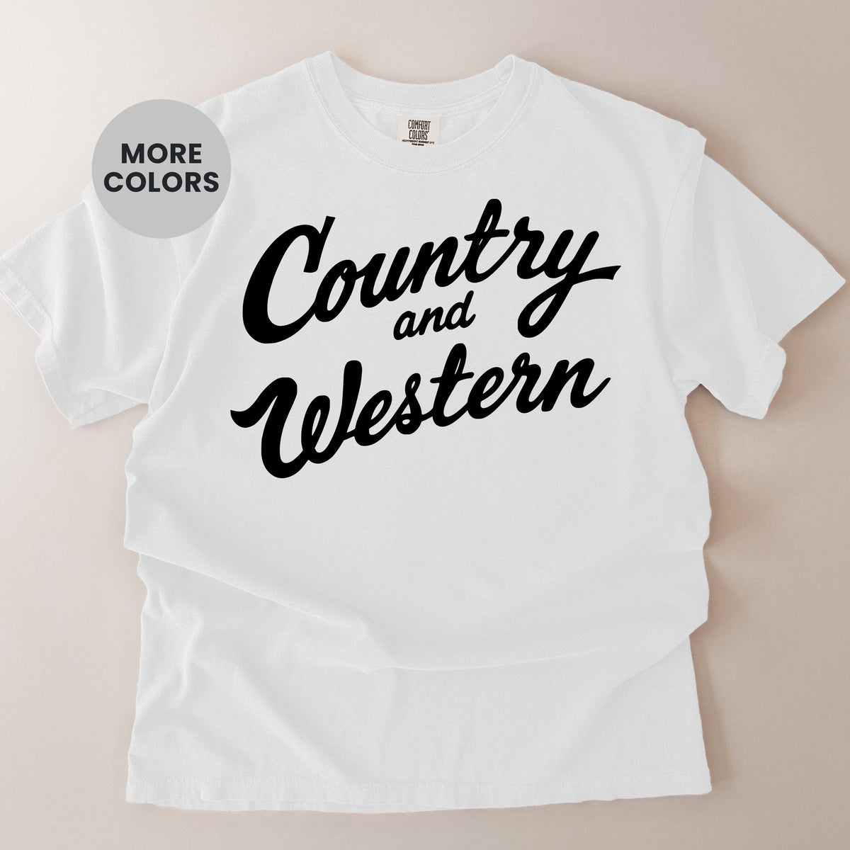 Comfort Colors Country Western Graphic Shirt Vintage Rodeo Cowboy Cowgirl Aesthetic Ranchwear Trendy Southern Outfit Gift Americana Fans
